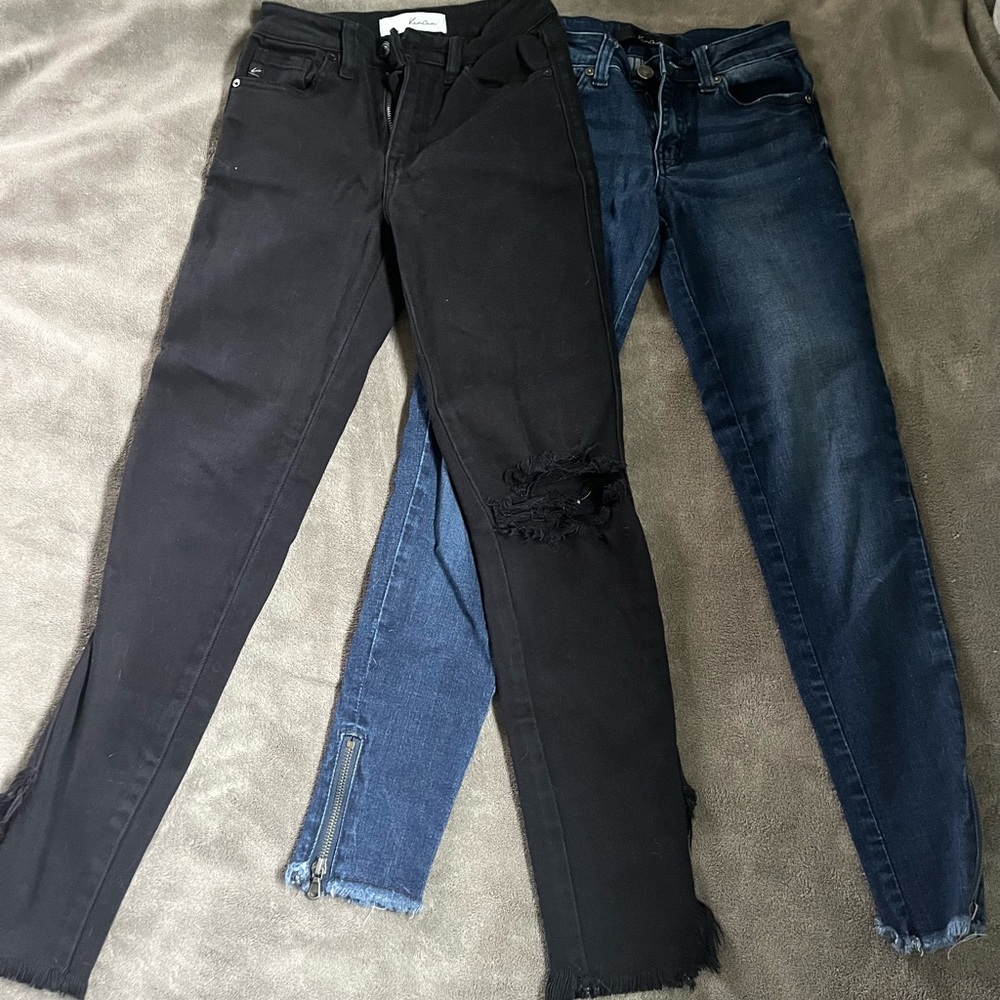 2 pair of Kancan Jeans. Size 23/0
